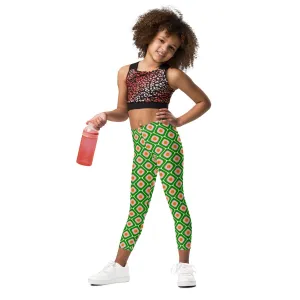 70s Retro Pattern Kid's Leggings