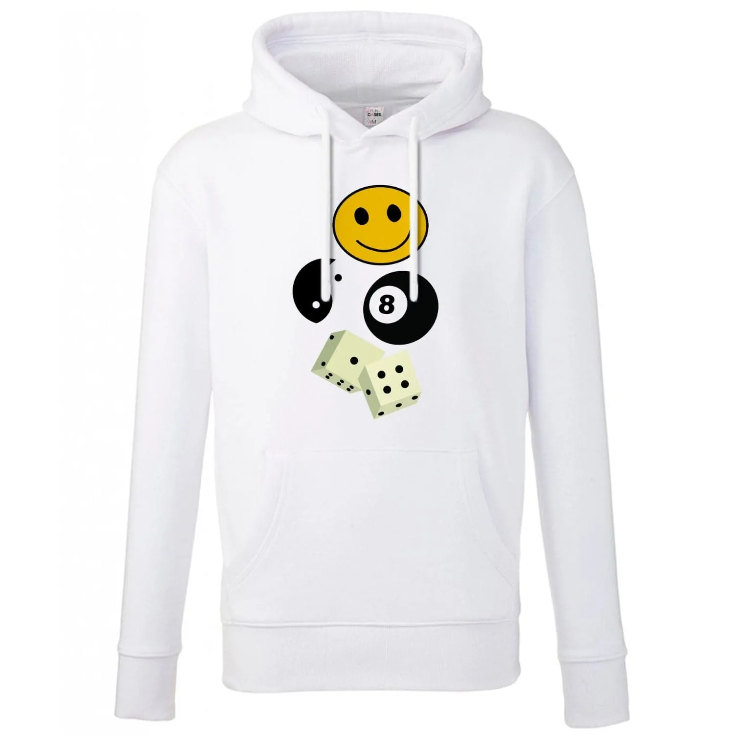 8 Ball Pattern - Skate Aesthetic  Hoodie