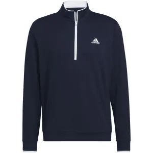 adidas Lightweight 1/4 Zip Pullover - Collegiate Navy/White