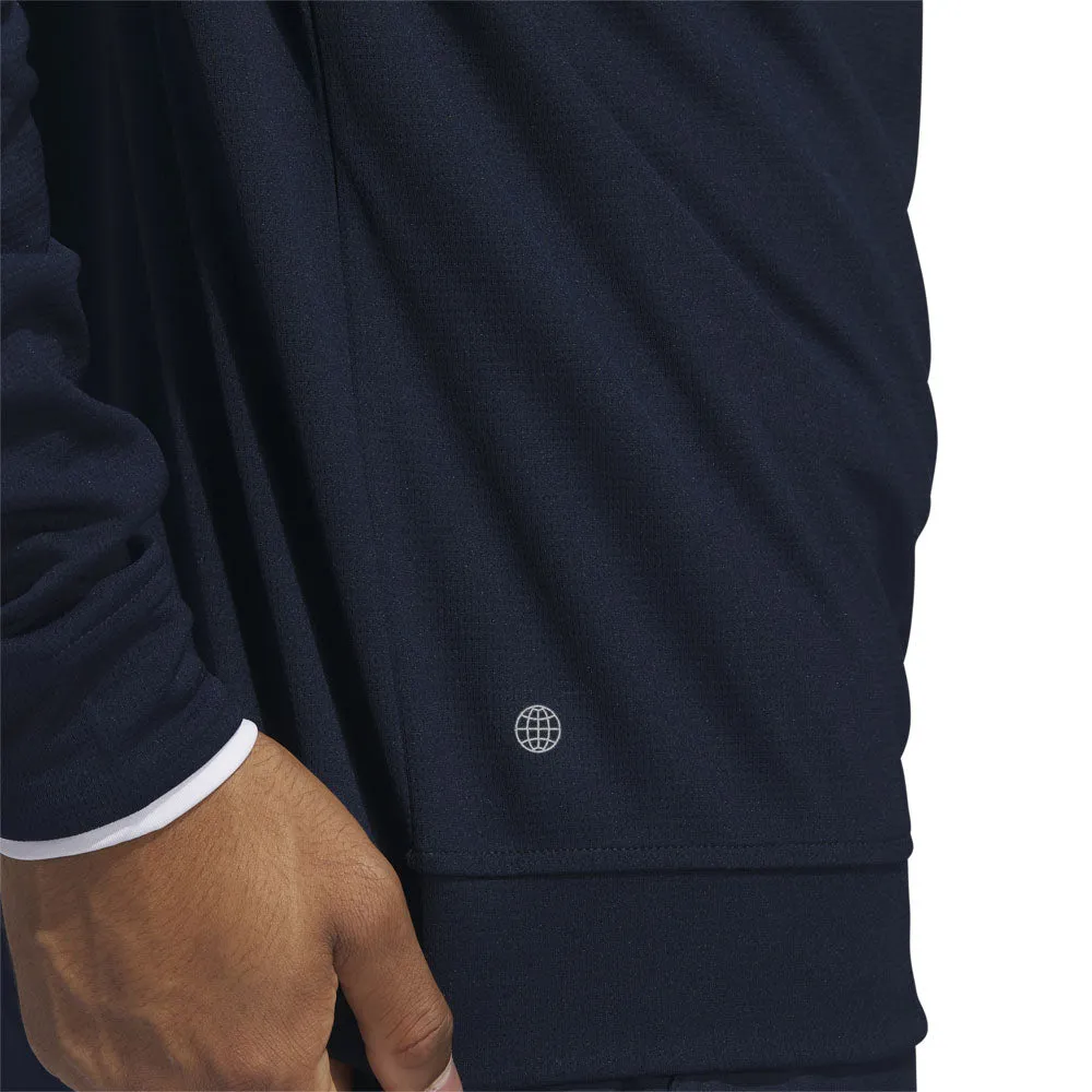 adidas Lightweight 1/4 Zip Pullover - Collegiate Navy/White