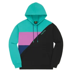 Asymmetric Color Block Hoodie