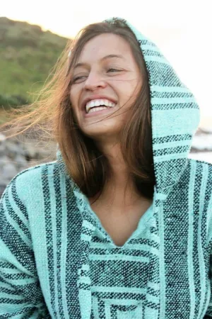 Baja Hoodie - Turquoise