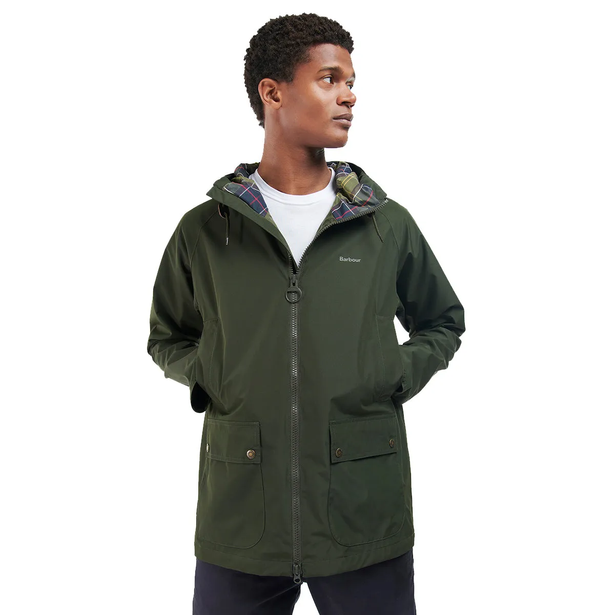 Barbour Men's Hooded Domus Waterproof Jacket