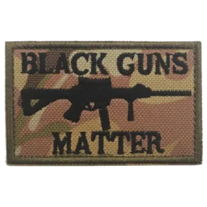 Black Guns Matter Patch, 5cm x 8cm