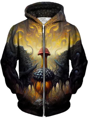 Bright Candles Unisex Zip-Up Hoodie