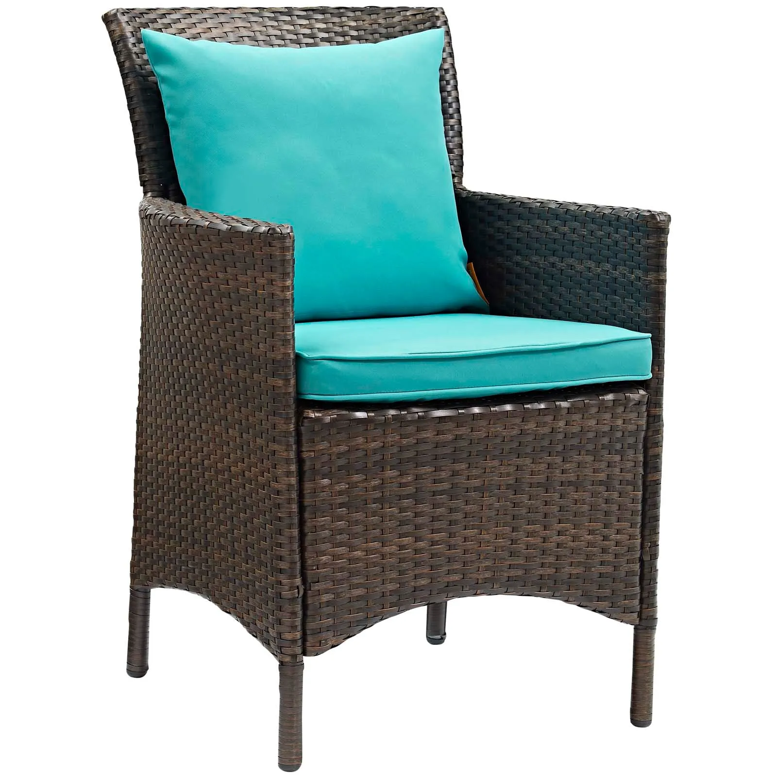 Conduit Outdoor Patio Wicker Rattan Dining Armchair by Modway