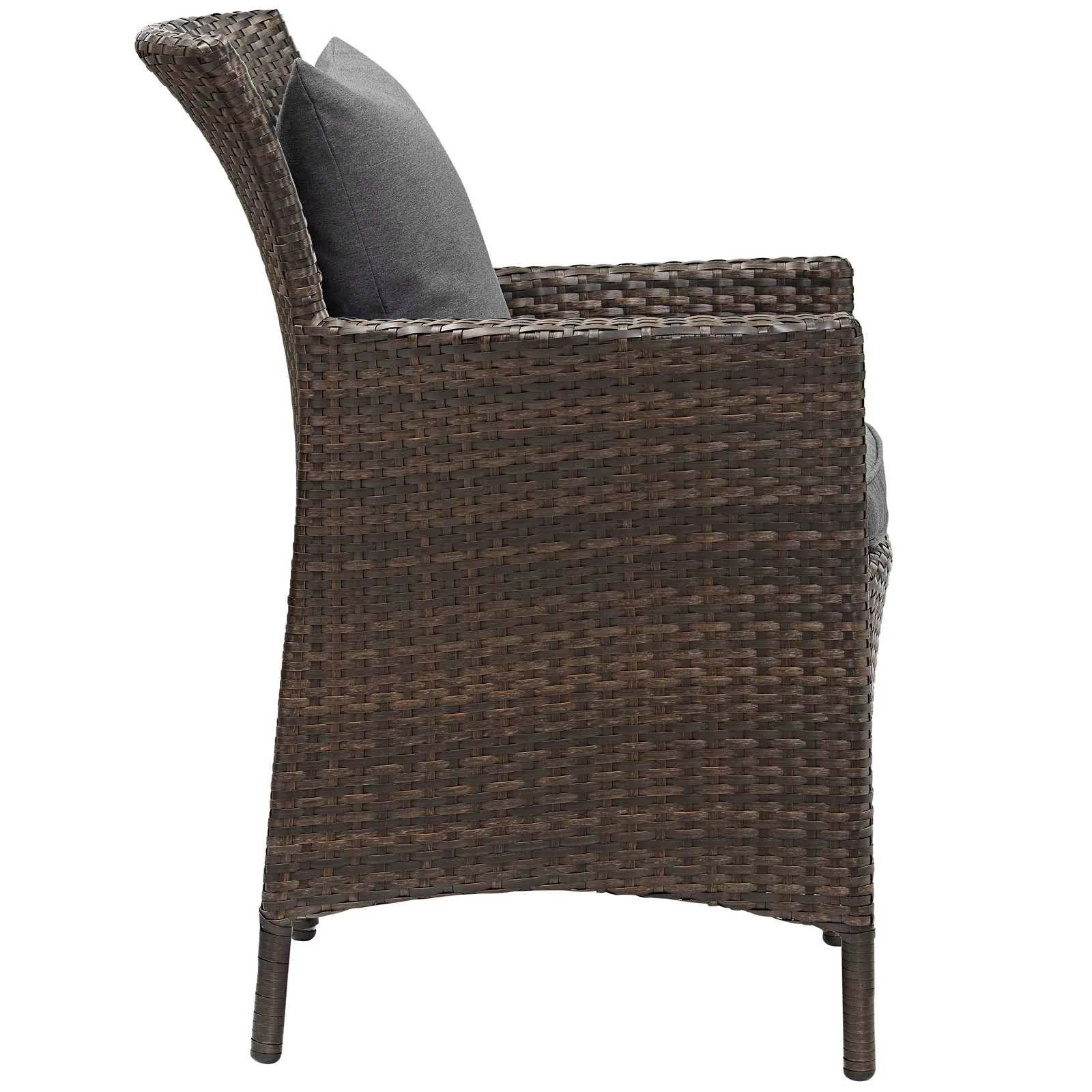 Conduit Outdoor Patio Wicker Rattan Dining Armchair by Modway