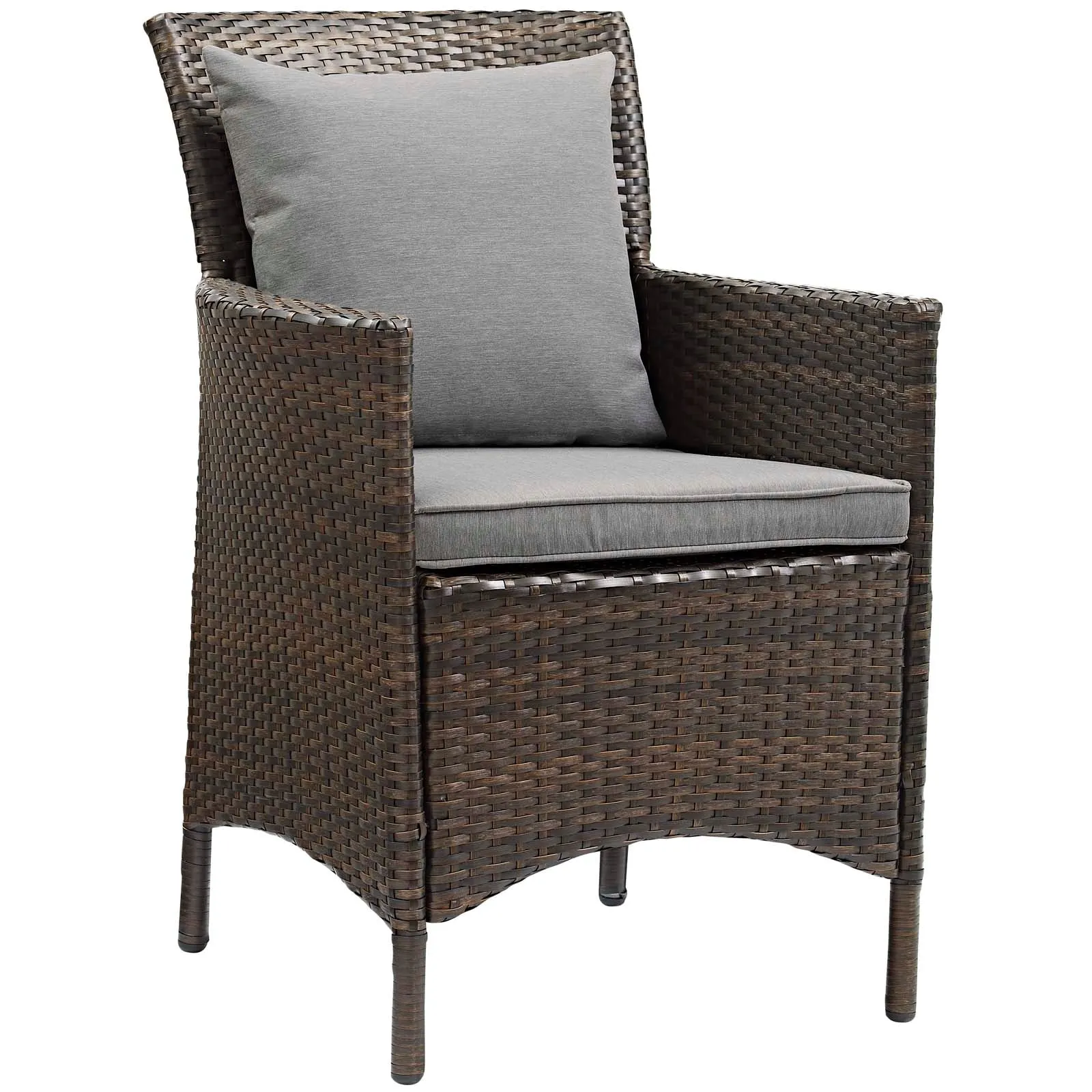 Conduit Outdoor Patio Wicker Rattan Dining Armchair by Modway