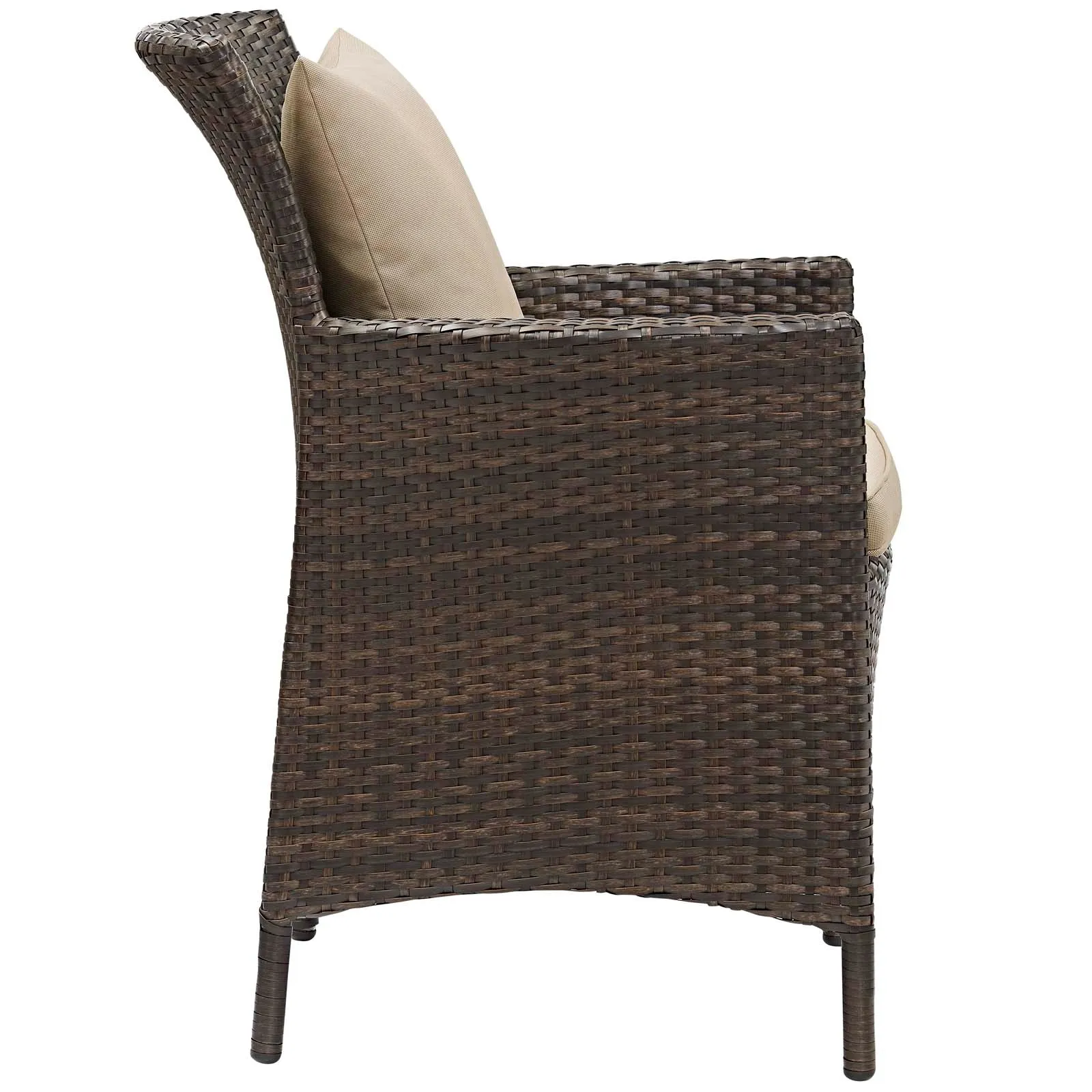 Conduit Outdoor Patio Wicker Rattan Dining Armchair by Modway