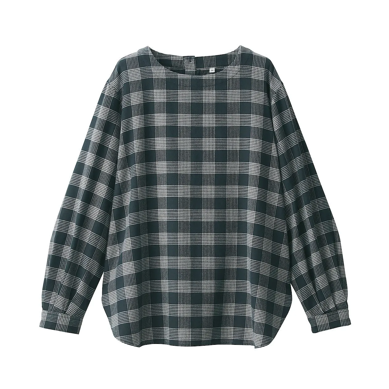 Double Brushed Flannel Long Sleeve Blouse