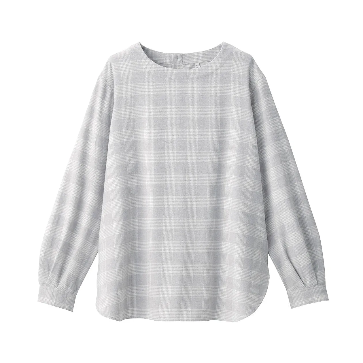 Double Brushed Flannel Long Sleeve Blouse