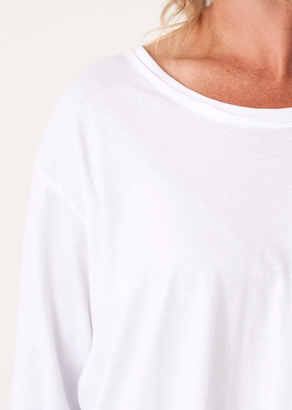 FRANK OVERSIZED TOP - WHITE