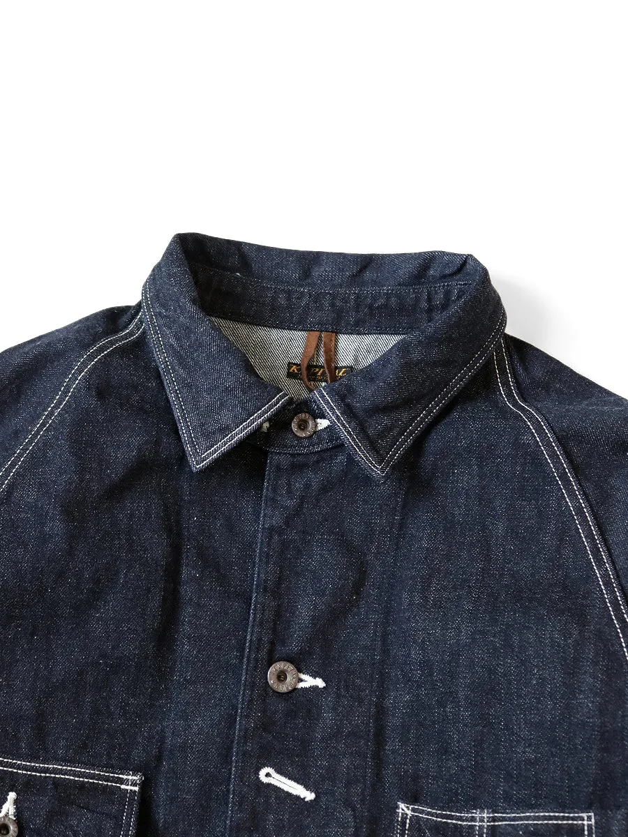 Kapital 12oz Denim CACTUS Coverall - INDIGO