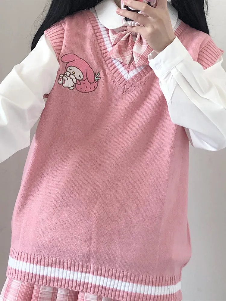 Kuromi My Melody Cinnamoroll JK Uniform Sweaters