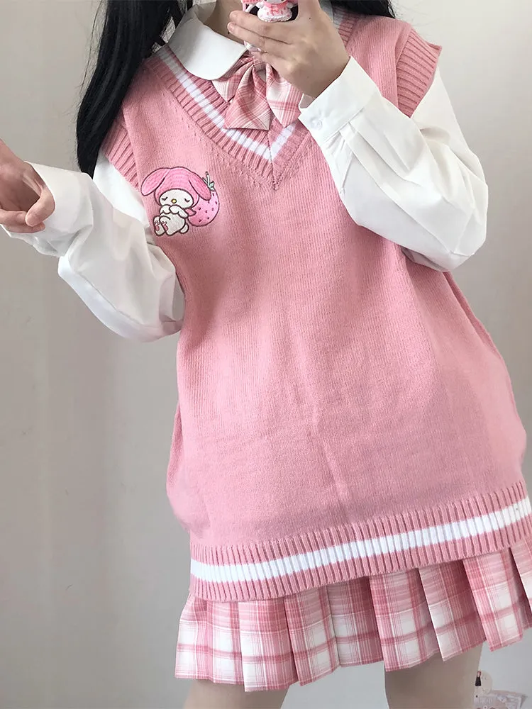 Kuromi My Melody Cinnamoroll JK Uniform Sweaters