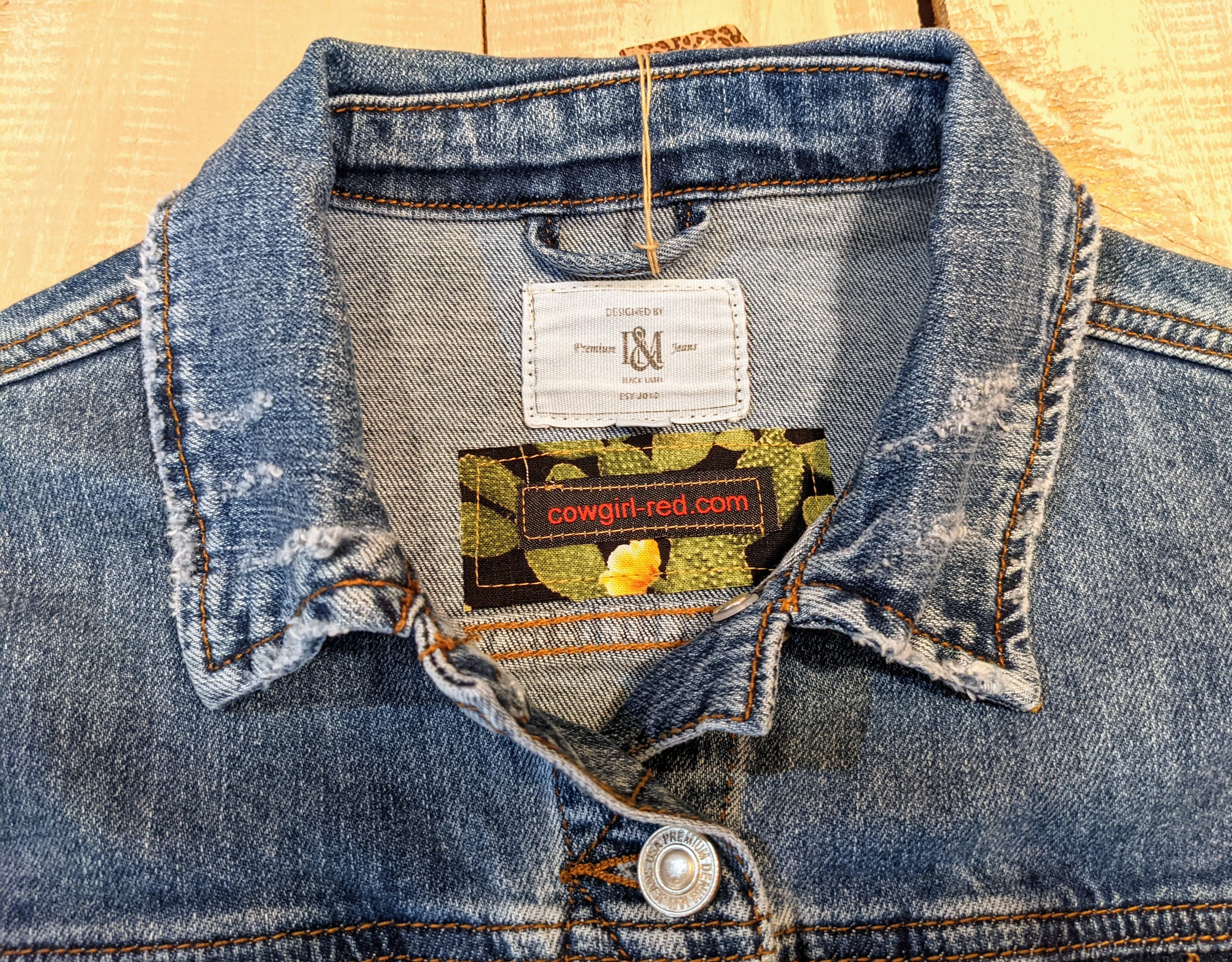 Lipstick Cowgirl Collection | Wash Day Vintage Jean Jacket