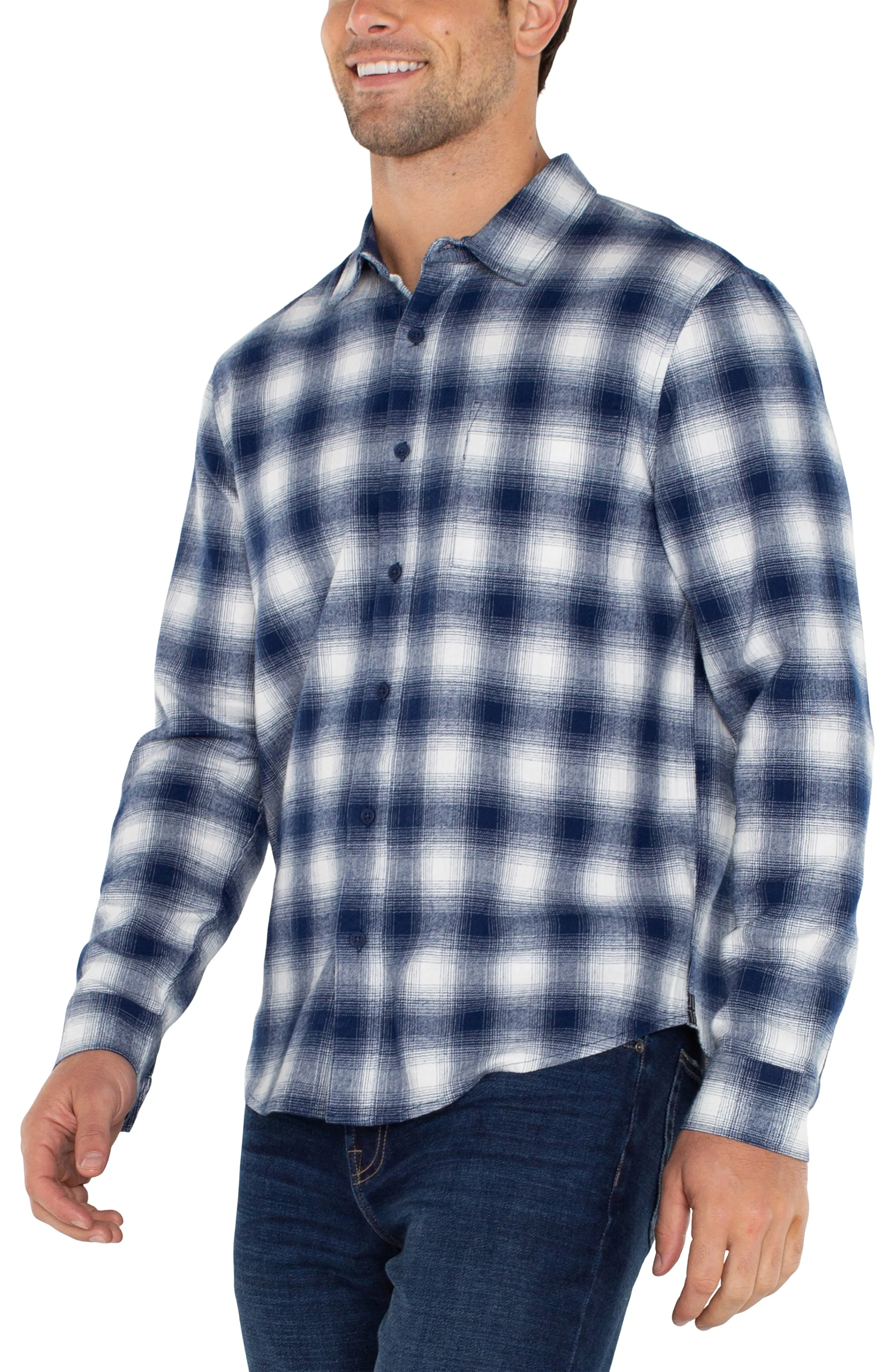 LONG SLEEVE BUTTON UP SHIRT