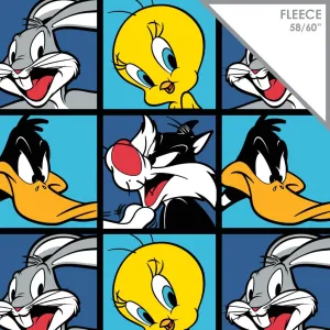 Looney Tunes - Fleece - 1/2 Metre