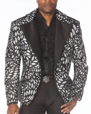 Men's Fashion Jacket - Men's Biker Jacket - T. Silver