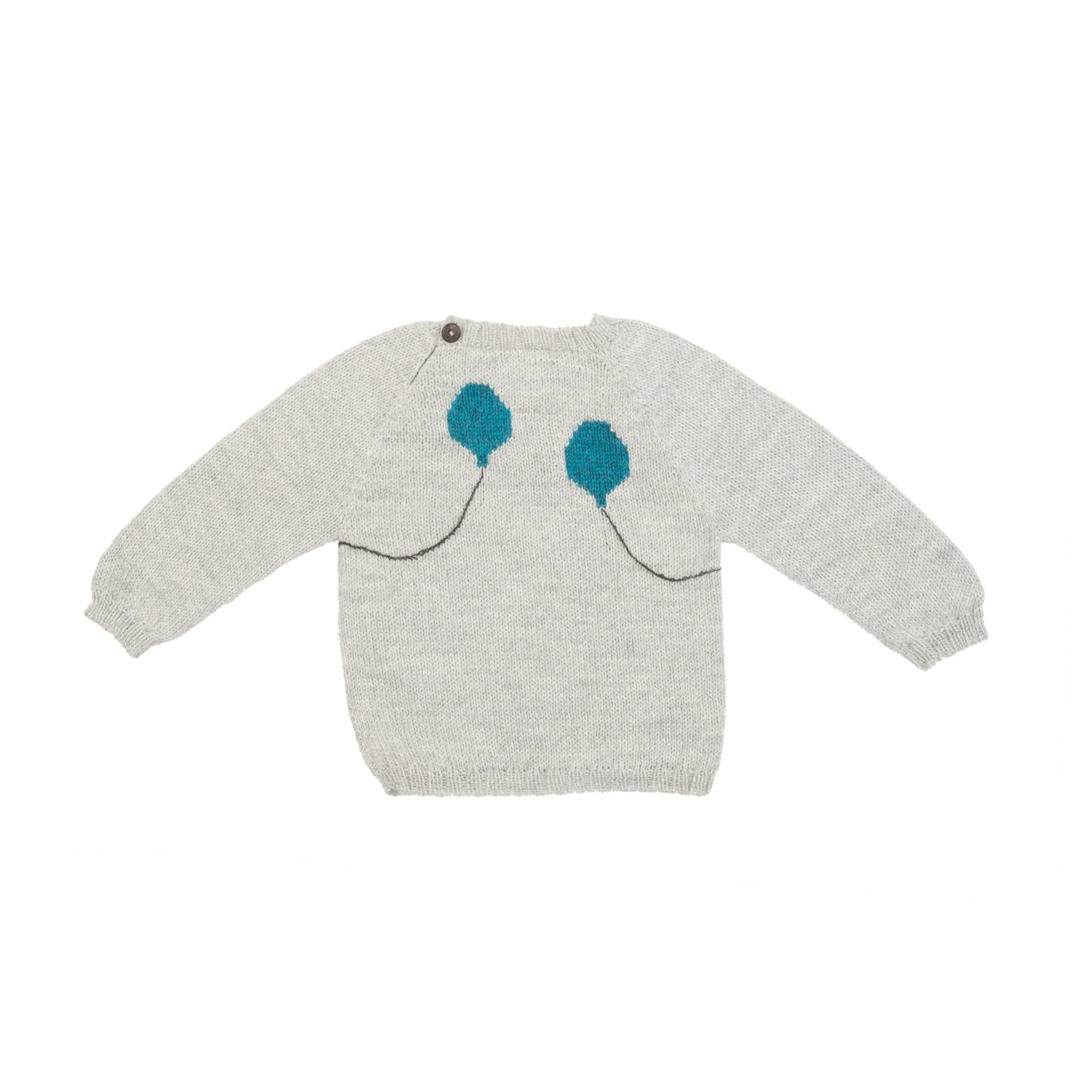 NW176 Balloon sweater blue