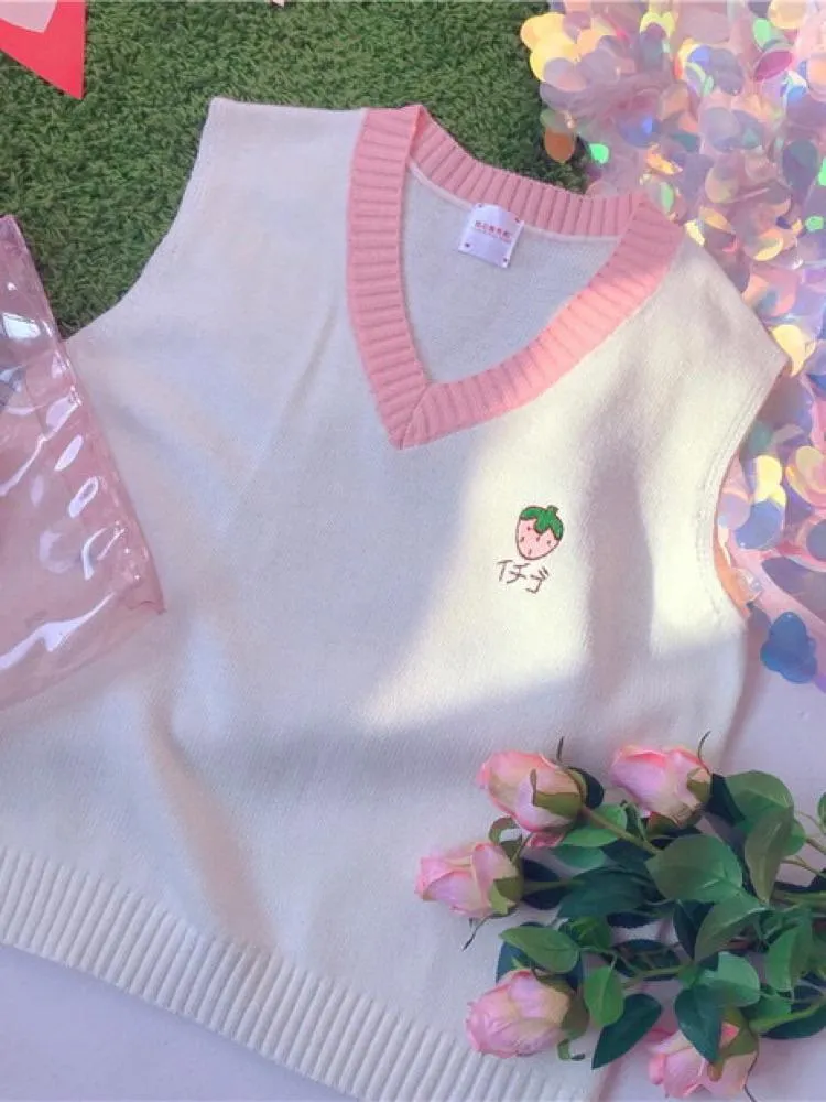 Peach & Strawberry Sweaters