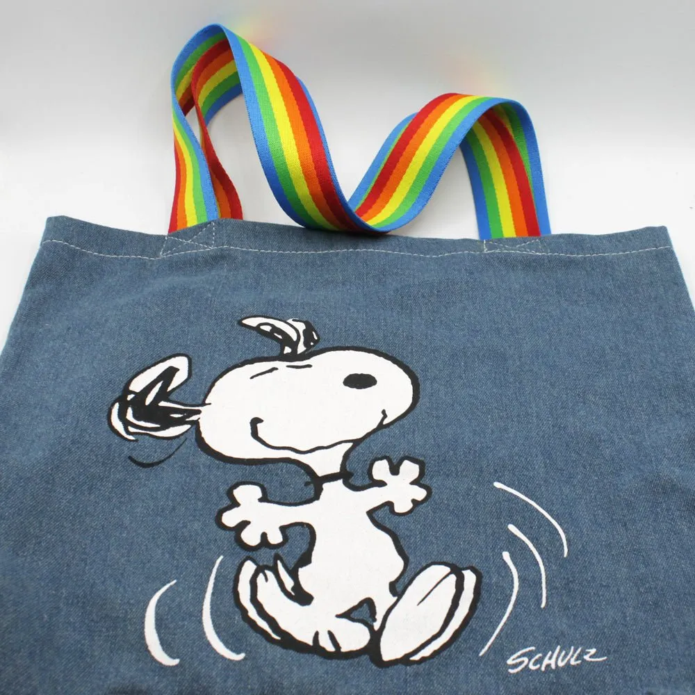 Peanuts 'Be Happy' Stonewash Tote