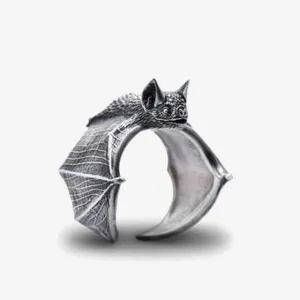 Rings For Women Men Bat Jewellery