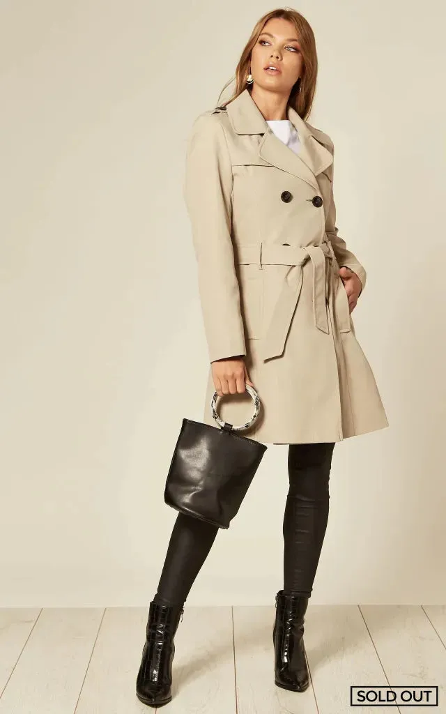 Spring/Summer Military Double Breasted Trench Coat (9049-SP)